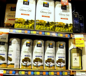 Olive oils at Whole Foods.JPG